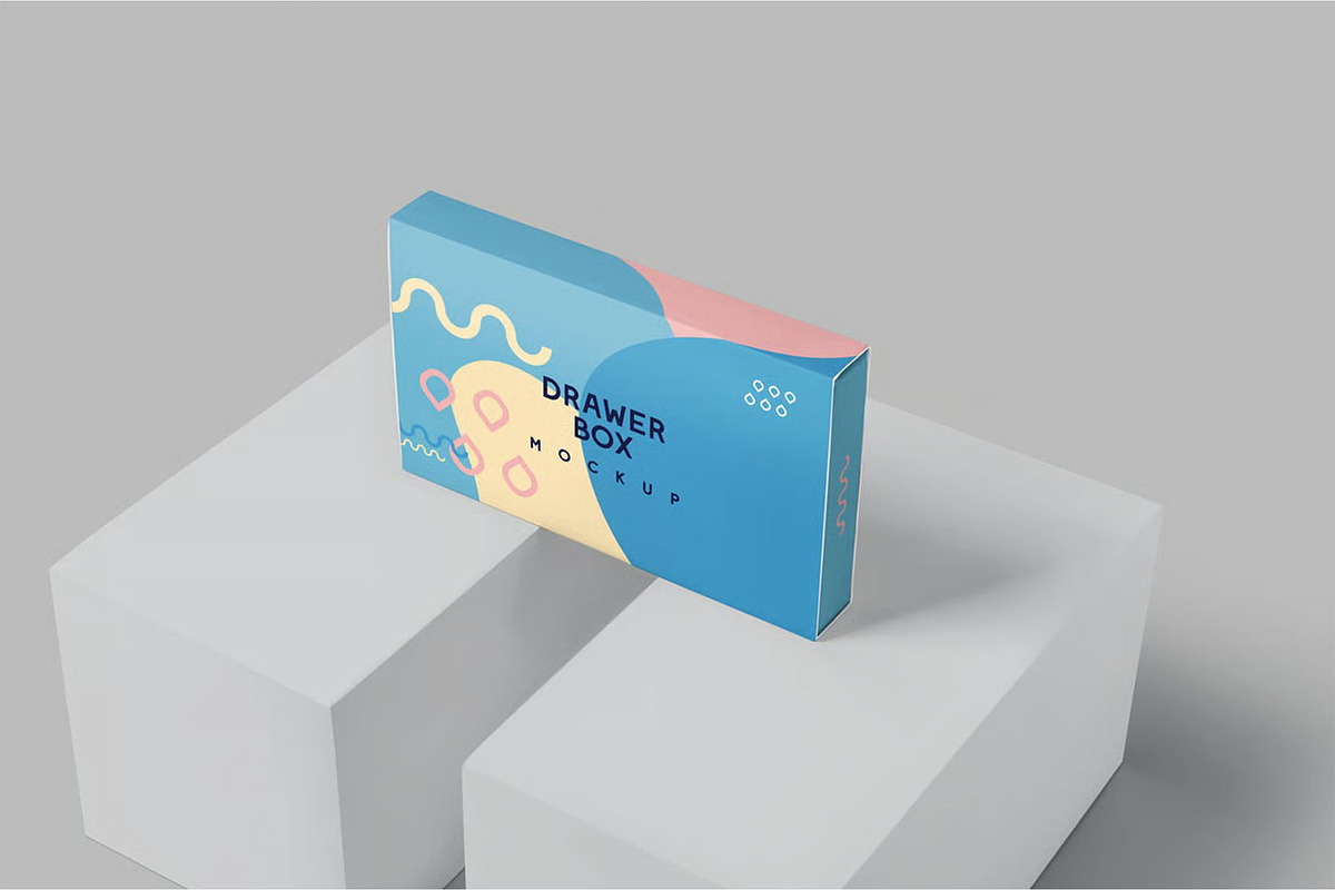 Drawer Box Mockups, a Packaging Mockup by megostudi0 (Photo 2 of 8)