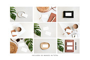 Tan Business Card Photo Mockups, a Product Mockup by Moyo Studio (Thumbnail 3 of 9)