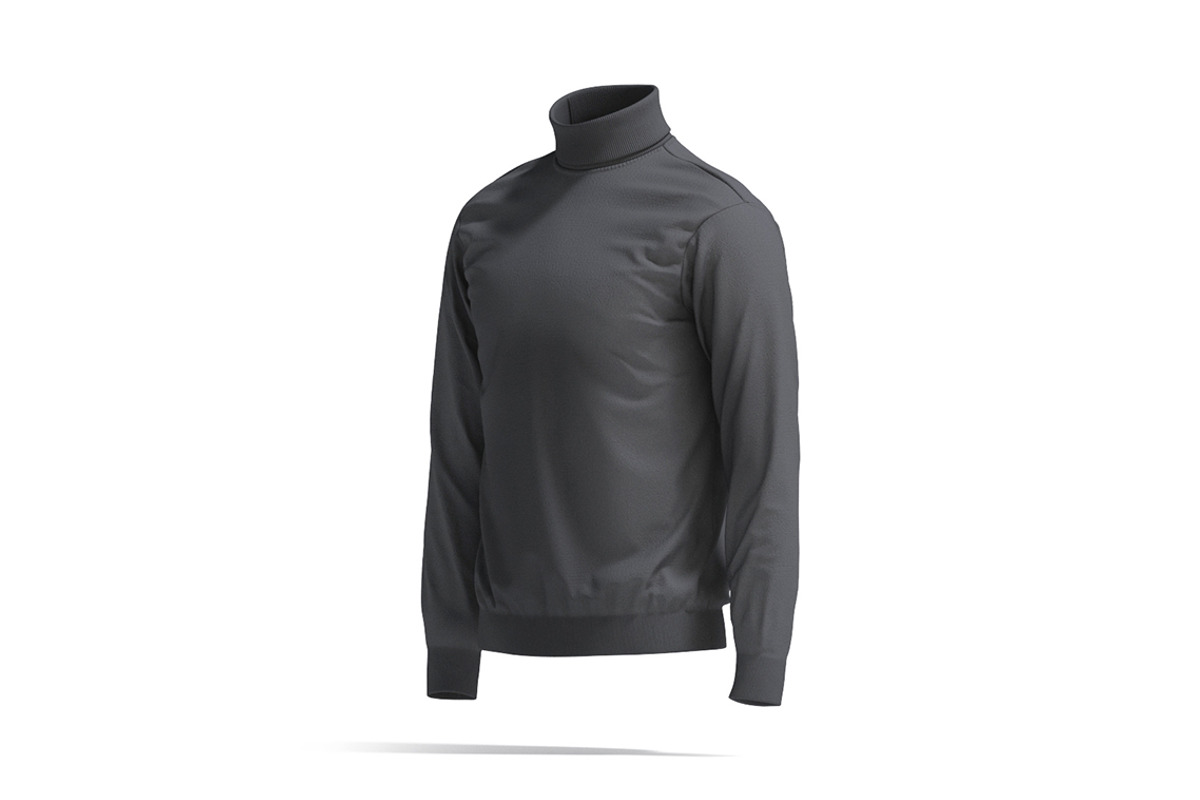 Black Turtleneck Sweater 3D Model, an Object 3D Model by rebrandy (Photo 2 of 10)