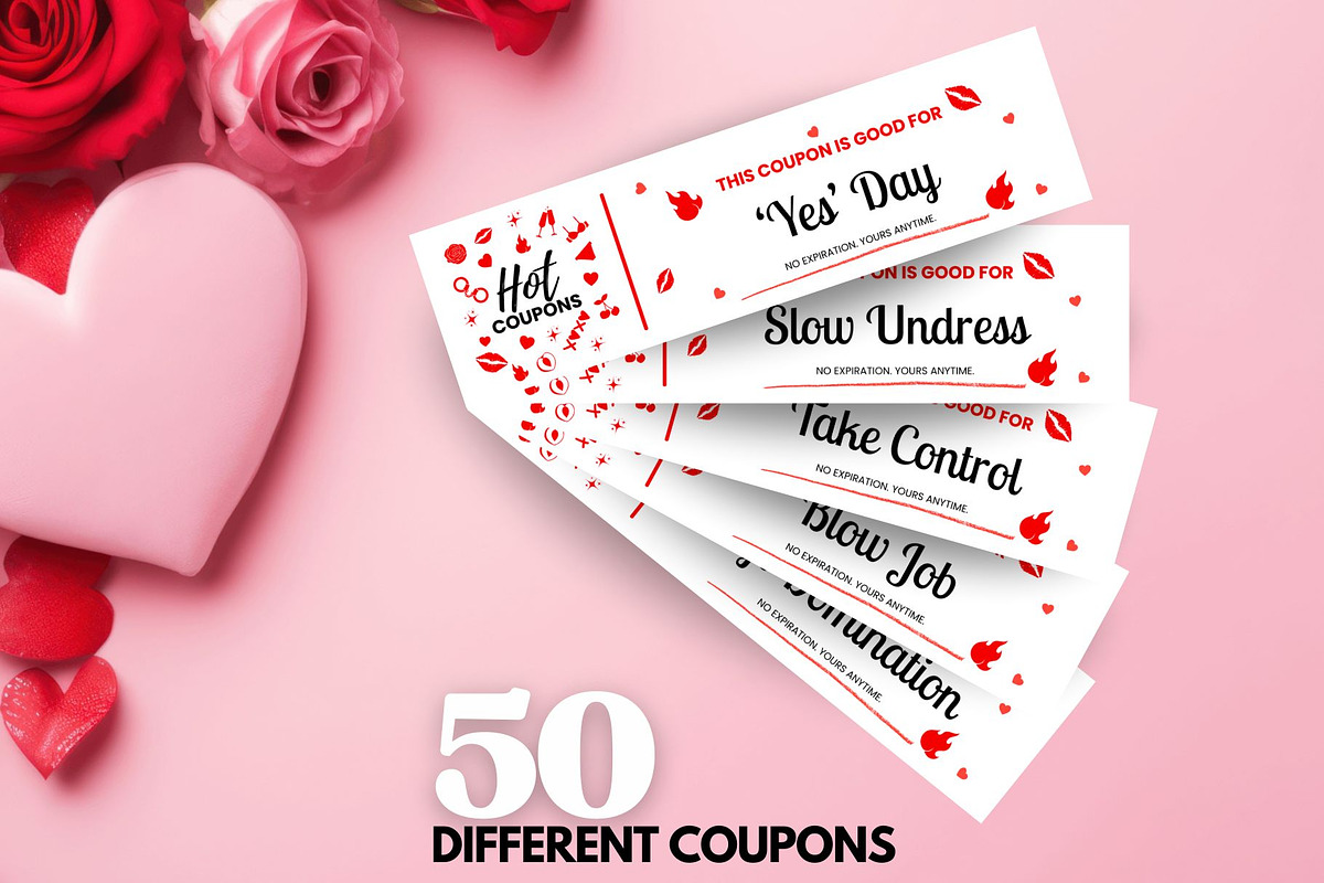 Sexy Naughty Printable Coupons Canva, a Card Template by GraphiCarola (Photo 4 of 6)