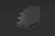 Dark Business Cards Mockup, an Advertising Mockup by Qaleb Studio (Thumbnail 2 of 2)