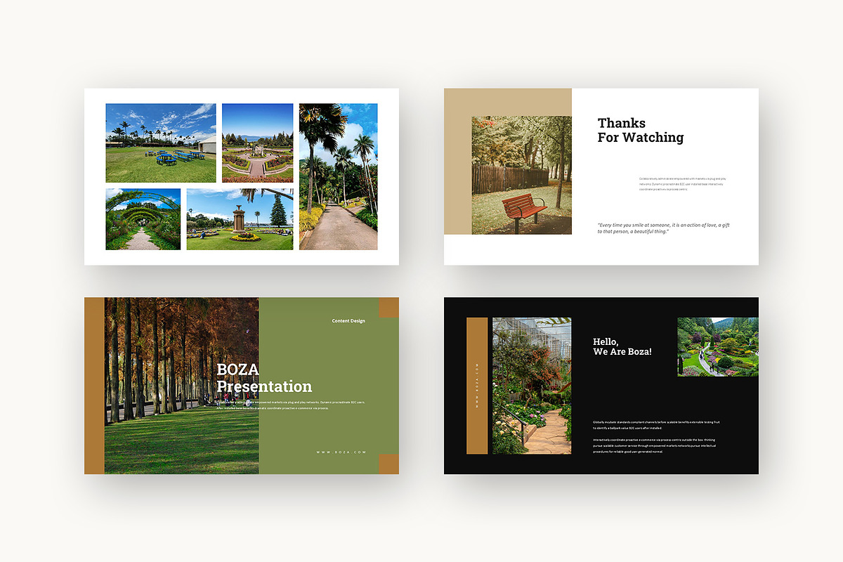 Boza : Garden Design Keynote, a Presentation Template by Punkl Camp (Photo 9 of 16)