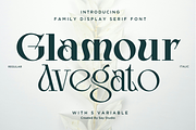 Glamour Avegato - Family Serif Font, a Serif Font by Say Studio (Thumbnail 1 of 10)