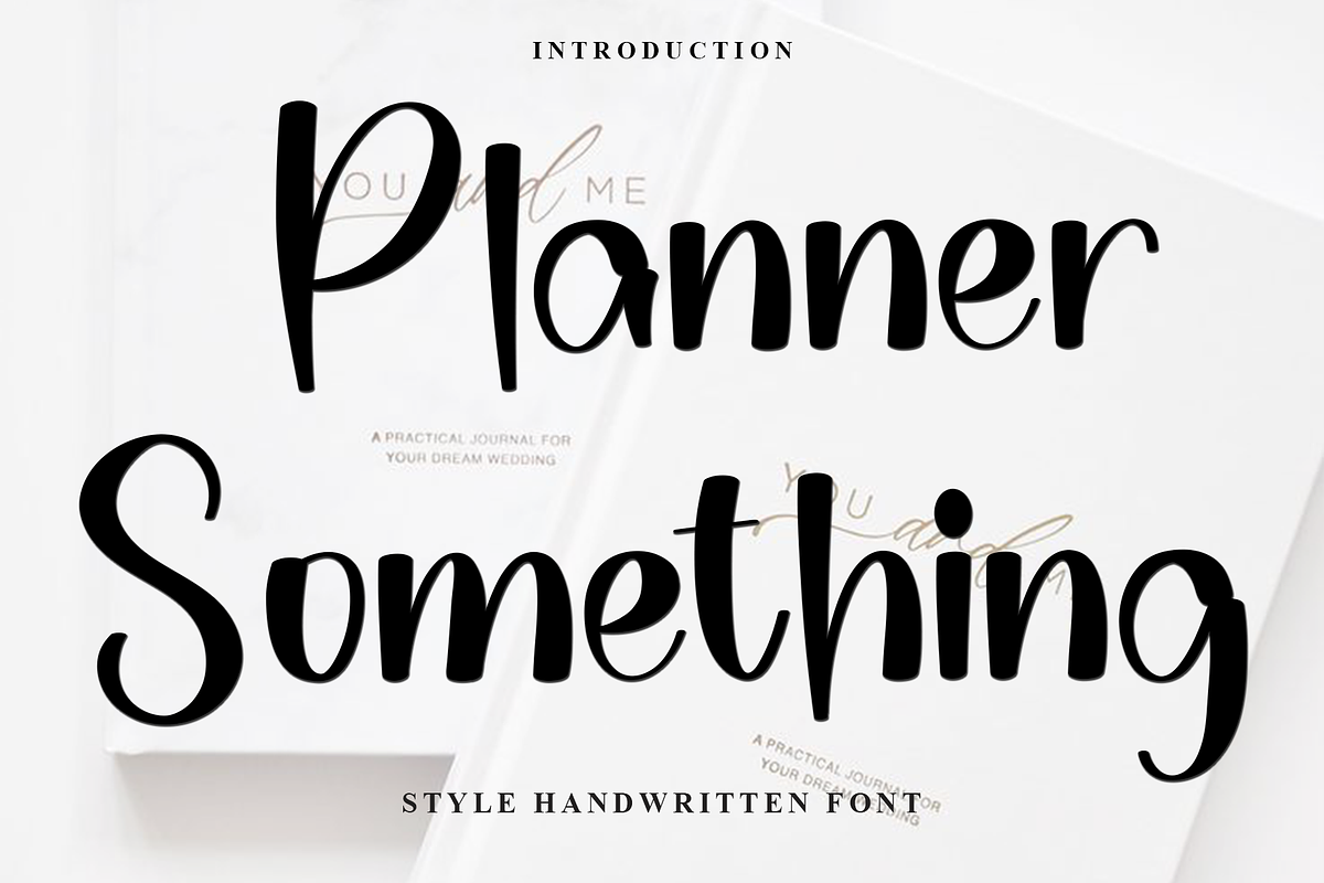 Planner Something, a Handwritten Font by InermediaSTUDIO (Photo 1 of 8)