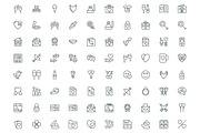 450 Love and Wedding Line Icons, an Outline Icon by Vectors Market (Thumbnail 4 of 6)