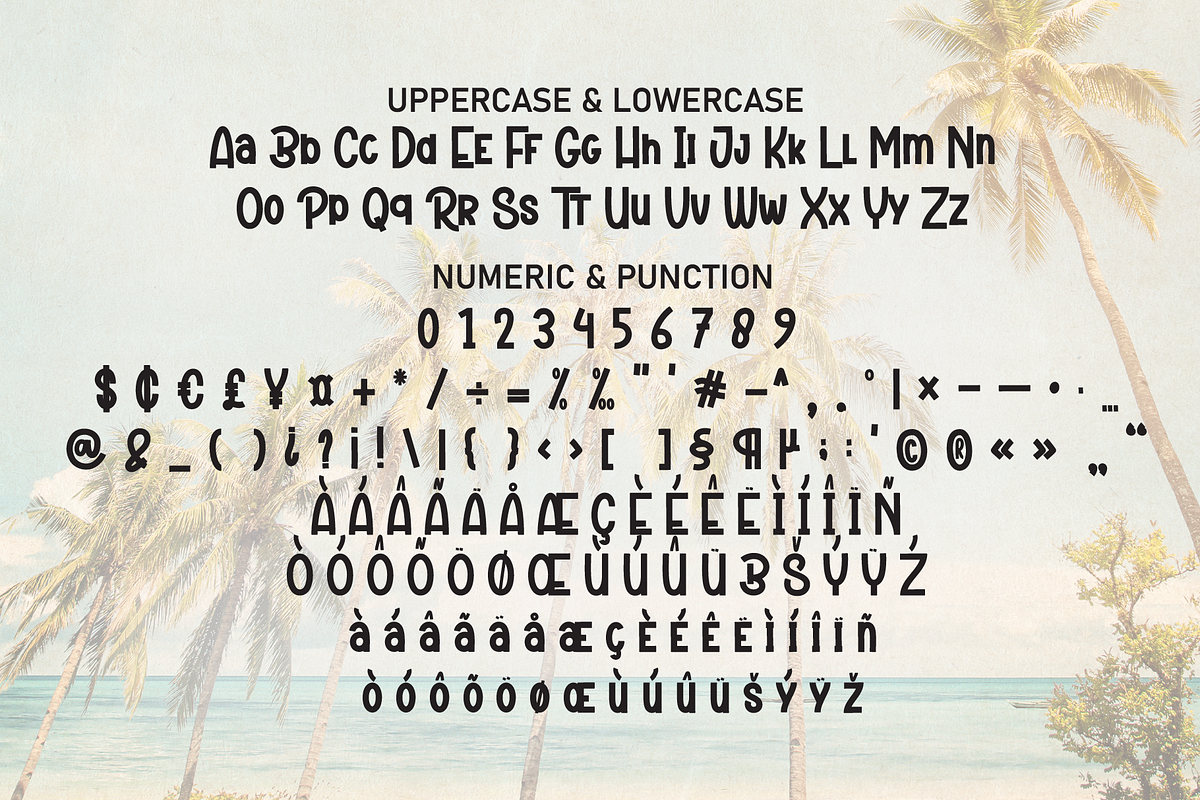 Retro Beach | Script Font, a Script Font by Scratchones (Photo 7 of 9)