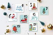 Christmas Advent Calendar Cards Set, an Animal Illustration by Lemon Workshop (Thumbnail 3 of 6)