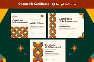 Modern Canva Certificates Templates, a Templates & Theme by TemplateCastleStore