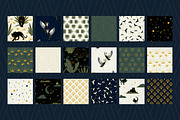 Art Deco Night Seamless Patterns, a Pattern Graphic by Svetlana Lerie (Thumbnail 2 of 9)