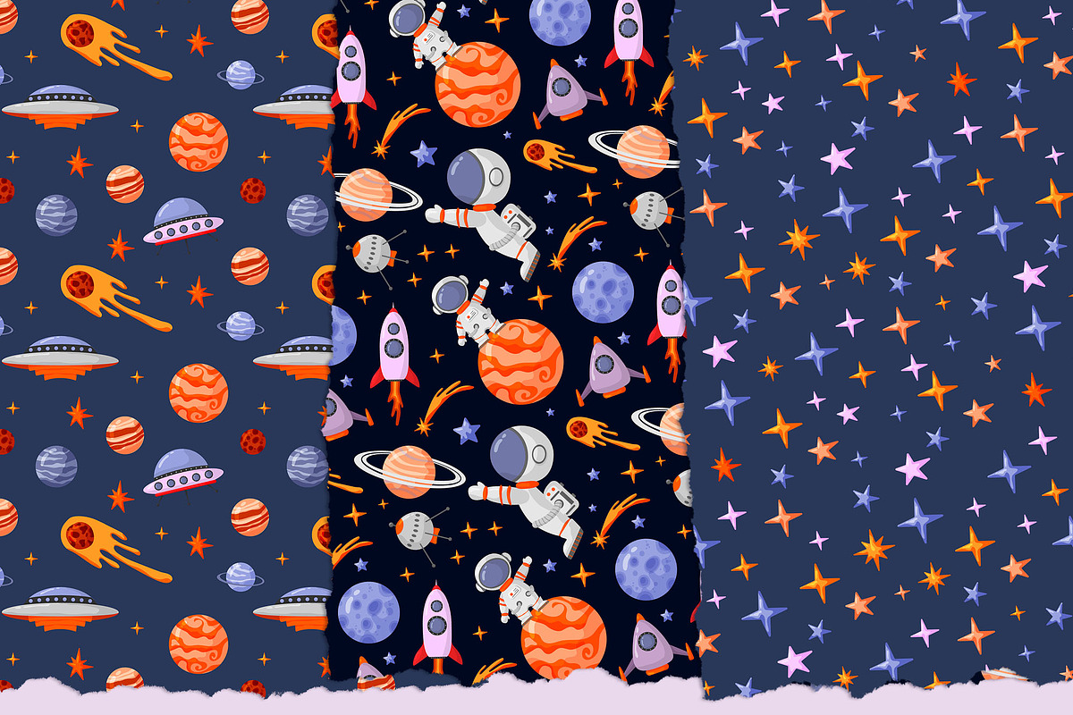 Astronaut Kids Clipart, a Decorative Illustration by Nebbia (Photo 5 of 7)