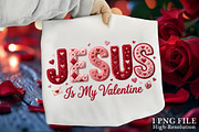Crochet Jesus is My Valentine PNG, an Illustration by Canvas Craft (Thumbnail 1 of 7)