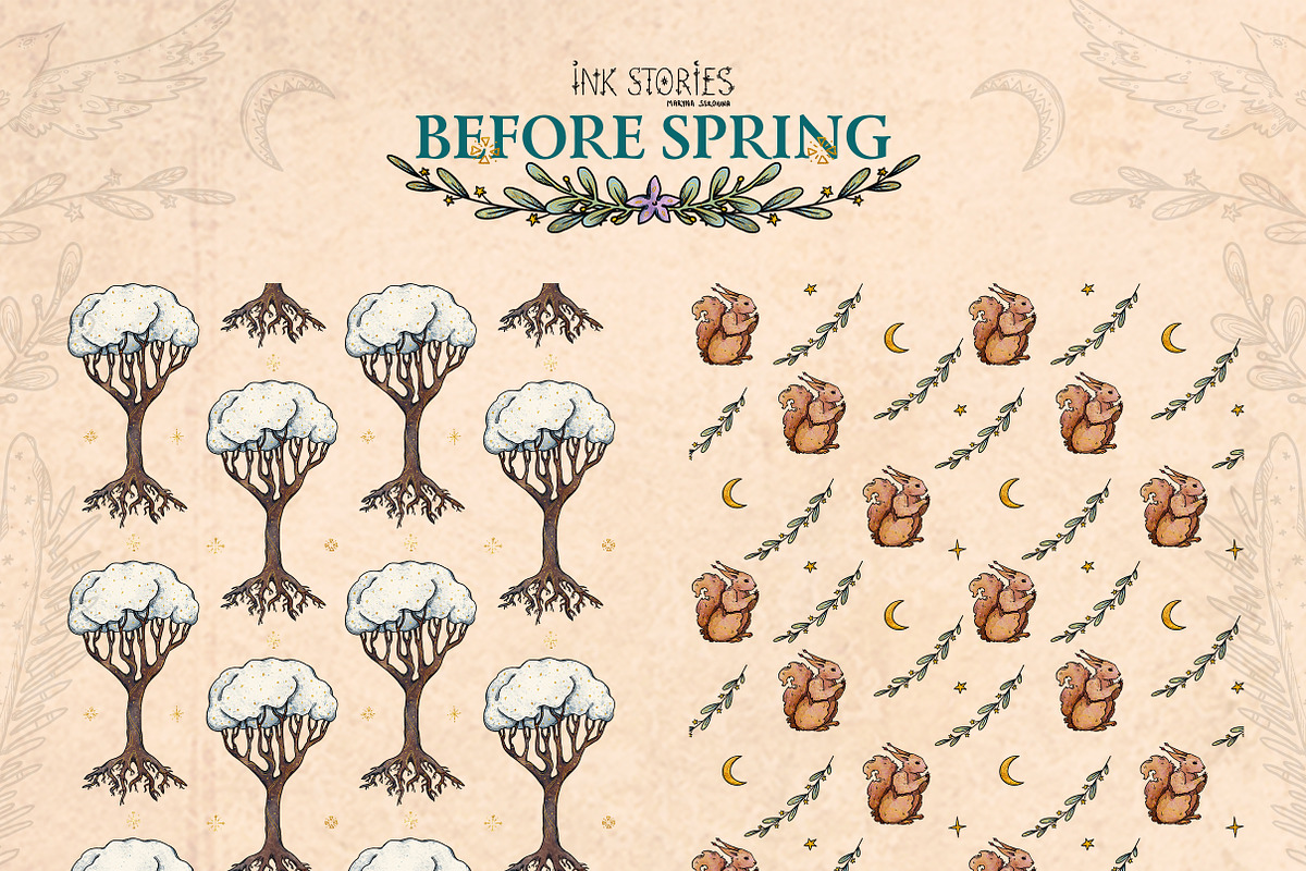 Before Spring | Late Winter Set, a Seasonal Illustration by Ink Stories (Photo 20 of 22)