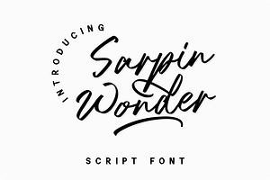 Sarpin Wonder - Script Font