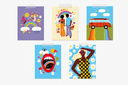 RETRO VIBES Graphics Bundle, a Person Illustration by Katerina Osa (Thumbnail 20 of 23)