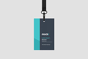 Lanyard ID Badge Mockup, a Product Mockup by Mokr (Thumbnail 1 of 3)