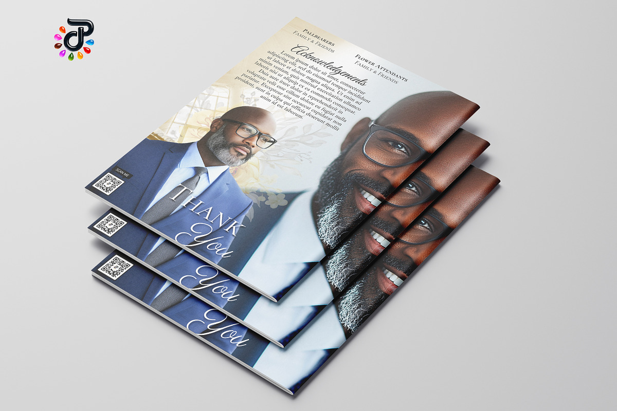 Elegant Canva Obituary Template, a Brochure Template by Protech Design ENT (Photo 9 of 9)