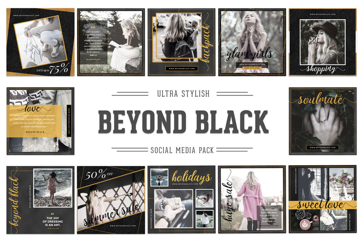 SAVE $100 Social Media Budget Pack, a Social Media Template by Typography Prime (Photo 7 of 24)
