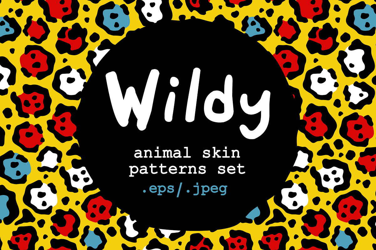 WILDY | animal skin patterns set, a Pattern Graphic by Nastya Tkachova (Photo 1 of 8)