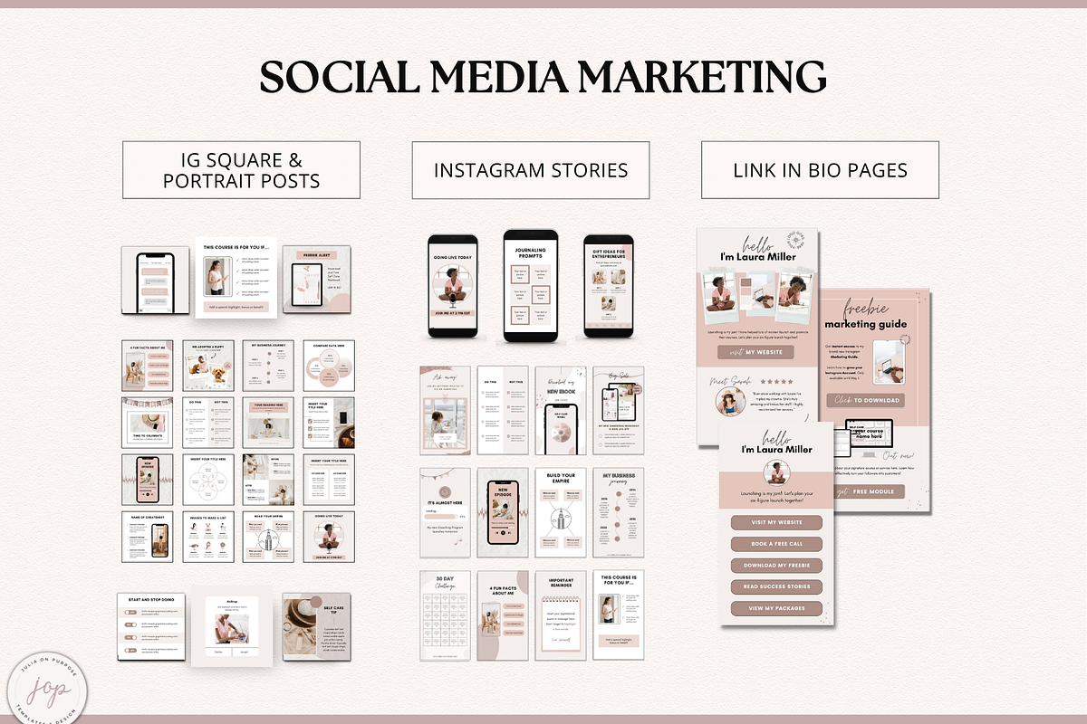 Coaching Business Template Bundle, a Templates & Theme by Julia On Purpose (Photo 5 of 8)