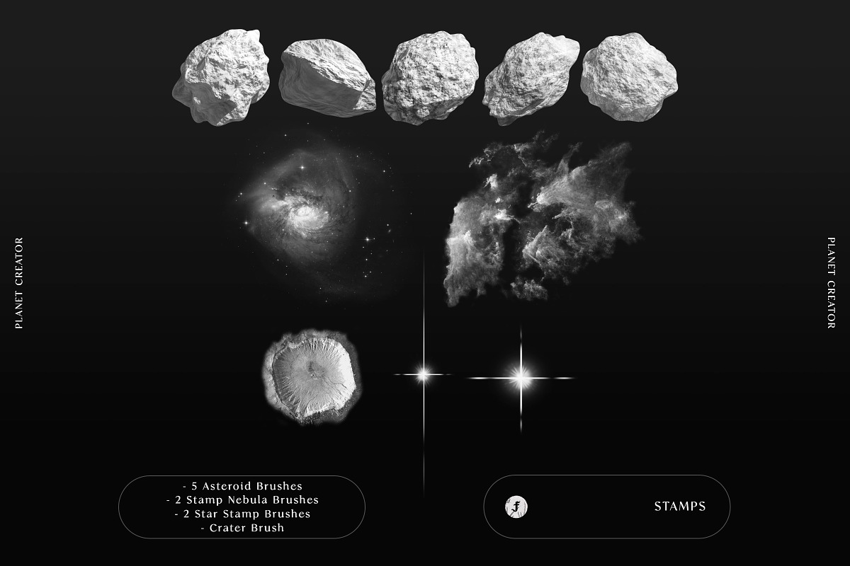 Space Artist Procreate Brushes, a Brush Add-On by Freezerondigital (Photo 20 of 30)