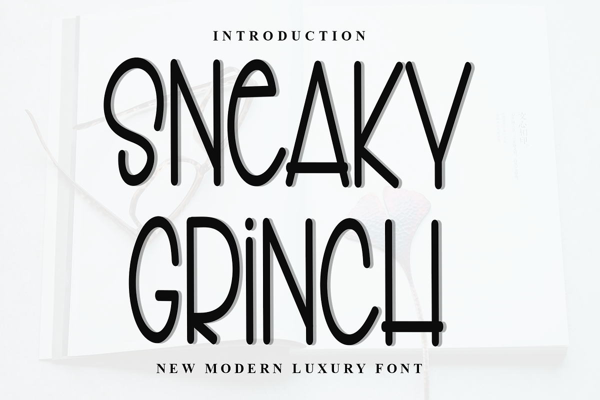 Sneaky Grinch, a Sans Serif Font by InermediaSTUDIO (Photo 1 of 8)