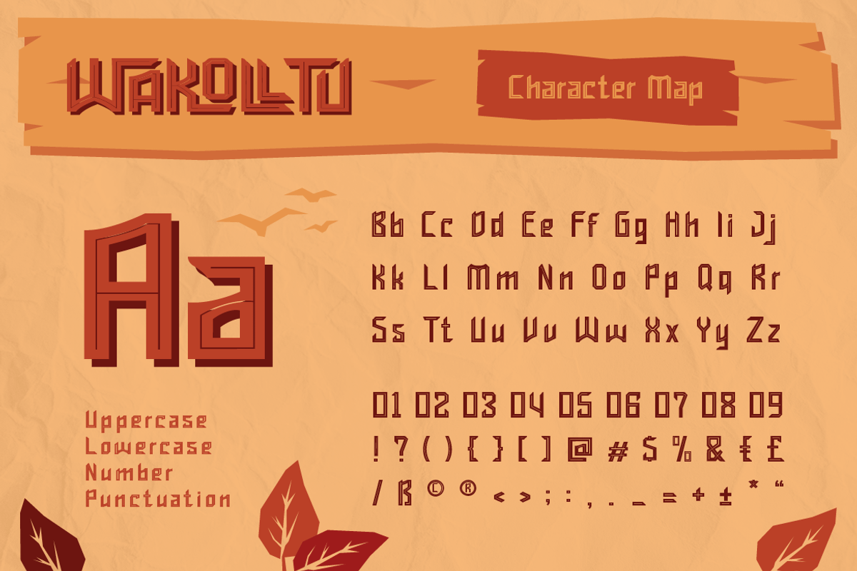 Wakolltu, a Font by kerismaker (Photo 7 of 12)