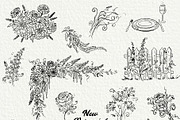 New Perennial Garden Wedding, a Decorative Illustration by divanovskaya_nv (Thumbnail 19 of 27)