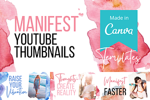 Wellness YouTube Thumbnails- Canva