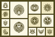 1500 Bird Logo Art Set, a Solid Icon by Creative Stall (Thumbnail 7 of 38)