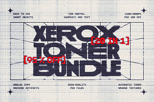 20-in-1 Xerox & Toner Effects Bundle, a Layer Style Add-On by pixelbuddha.net