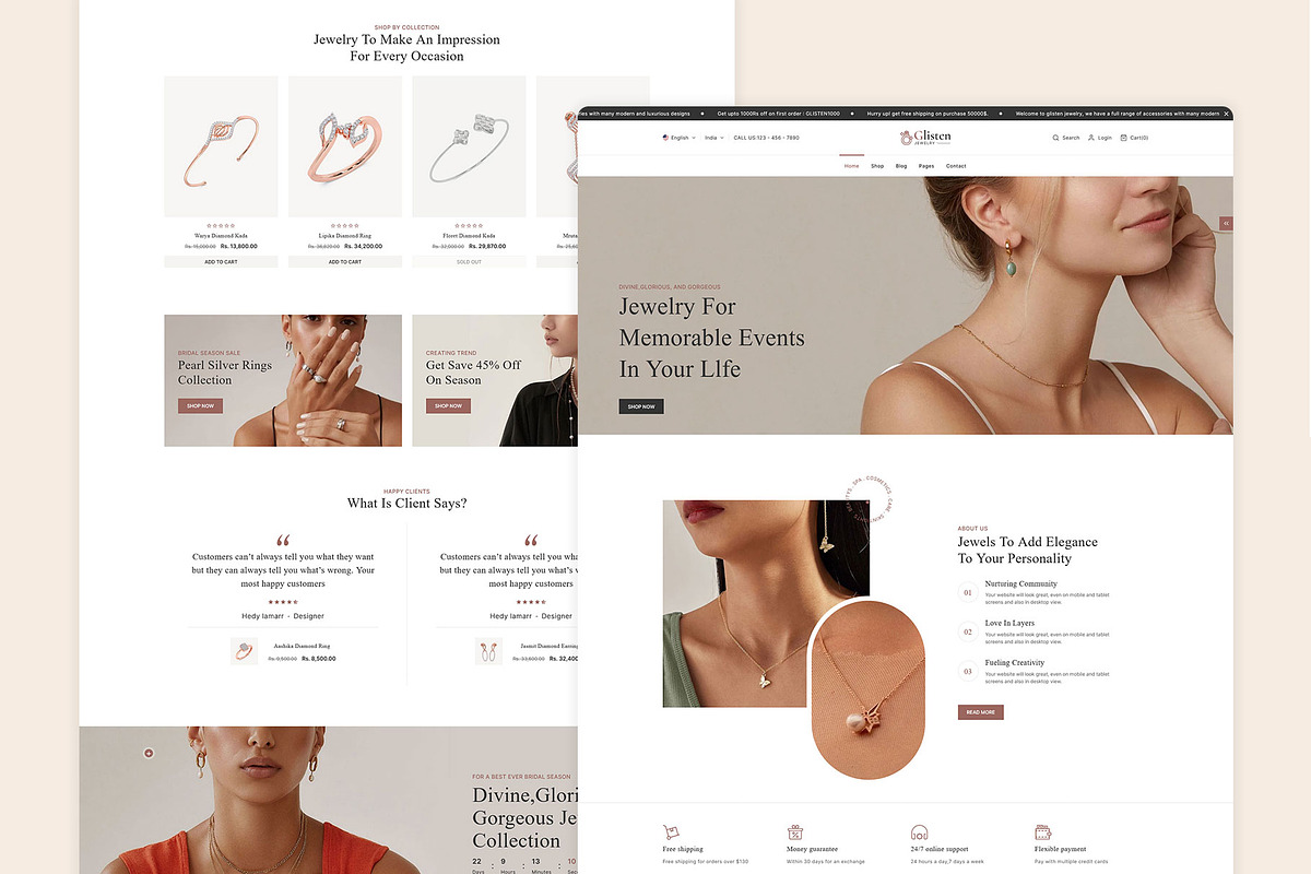 Jewelry | Shopify Theme, a Shopify Template by LogicGo Shopify Experts (Photo 5 of 5)