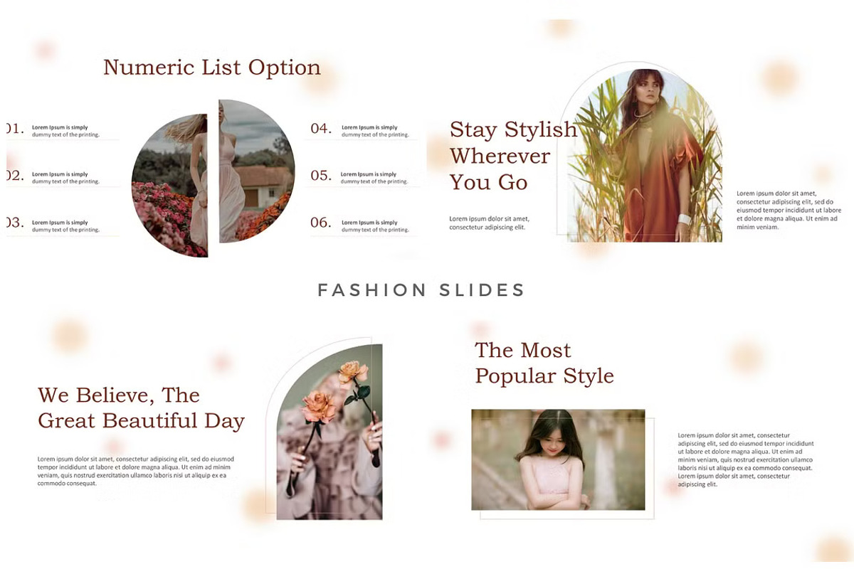 Fashion Powerpoint Template, a Presentation Template by GearShift (Photo 2 of 5)