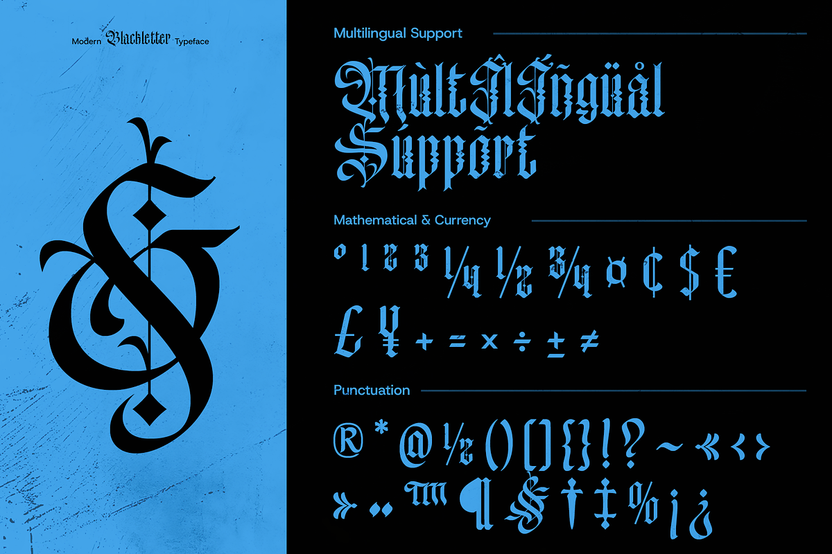 Eisenhardt - Gothic Blackletter Font, a Blackletter Font by Inviline.co (Photo 5 of 15)