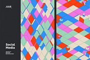 Social Media Vector Backgrounds V 02, a Background Graphic by dvtchk (Thumbnail 5 of 10)