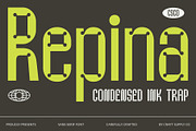 Repina – Inktrap Font, a Sans Serif Font by Craft Supply Co. (Thumbnail 1 of 8)