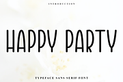 Happy Party, a Script Font by InermediaSTUDIO (Thumbnail 1 of 8)