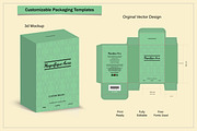 3d Box Design die cut template, an Object Graphic by sumonuix (Thumbnail 2 of 3)