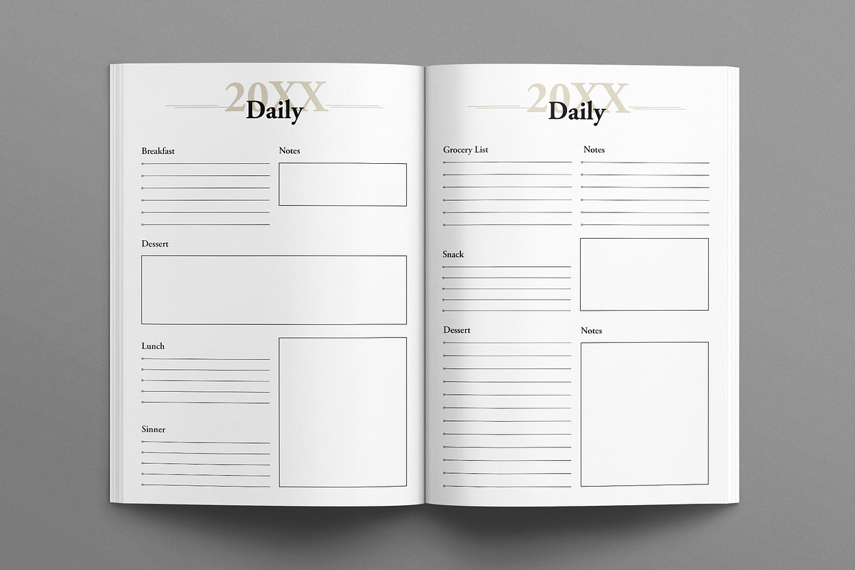 Planner Template, a Brochure Template by E-Type (Photo 2 of 7)