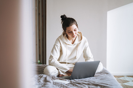 Young woman at home, a Person Photo by Galina_Zhigalova
