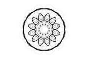 Black and White Mandala Patterns Set, a Decorative Illustration by NJ Himel (Thumbnail 91 of 101)