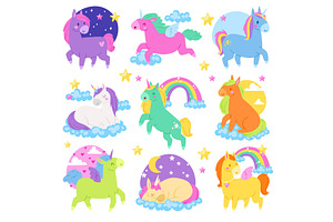 Pony Vector Cartoon Unicorn Or Baby