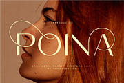 Poina - Beauty Ligature Font, a Sans Serif Font by suhadidesign (Thumbnail 1 of 12)