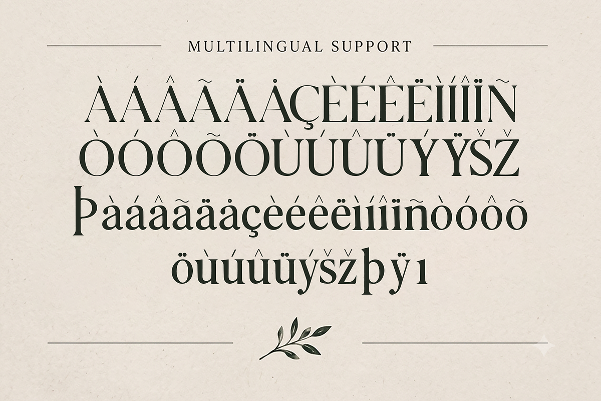 Luma Botanica - Modern Serif Font, a Serif Font by overlaytemplates (Photo 5 of 5)