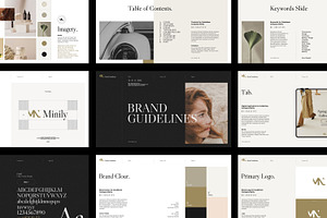 MINILY / Brand Guidelines Template