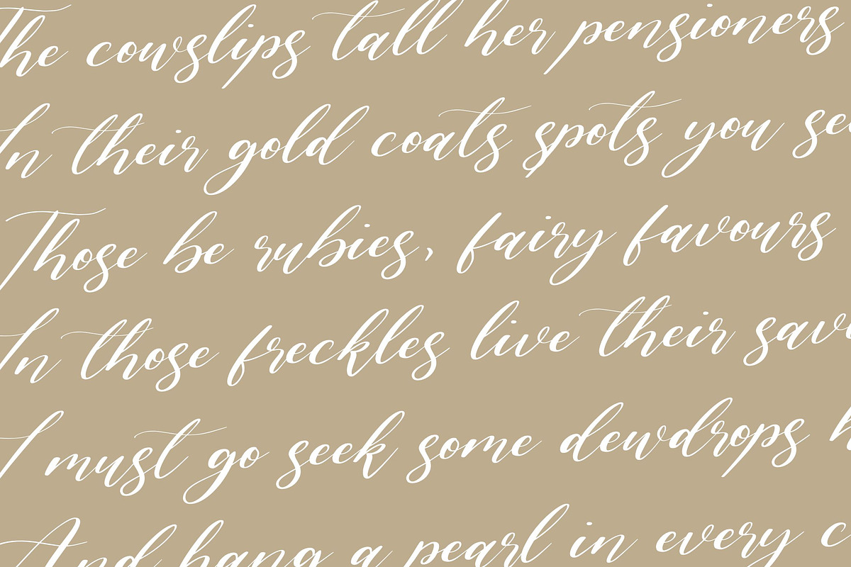 Lavineta Eisley - Calligraphy Font, a Script Font by Balpirick Studio (Photo 5 of 7)
