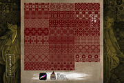 50 Pattern Japanese Procreate  Brush, a Brush Add-On by AnuchitTATTOO (Thumbnail 4 of 5)