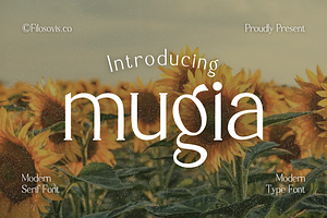 Mugia Modern Serif Font