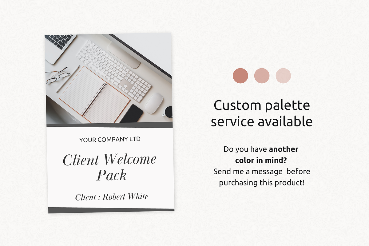 New Client Welcome Packet, a Presentation Template by PittaFinePrint (Photo 5 of 8)