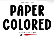 Paper Colored, a Script Font by InermediaSTUDIO (Thumbnail 1 of 7)