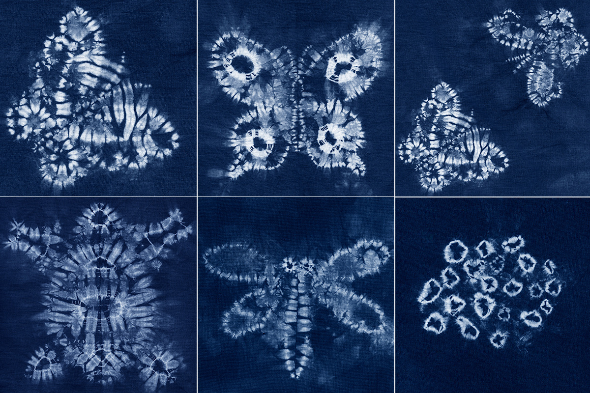 Shibori. Material dyed batik., a Texture Graphic by vetre.antanaviciute (Photo 2 of 2)